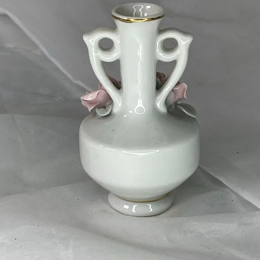 M/K hand painted vintage miniature bud vase . - Picture 5 of 5